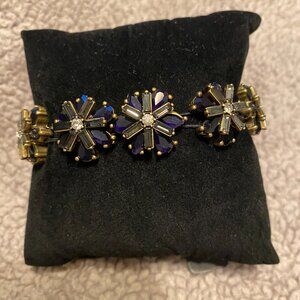 NWT J. CREW Gemstone Bangle Bracelet OS